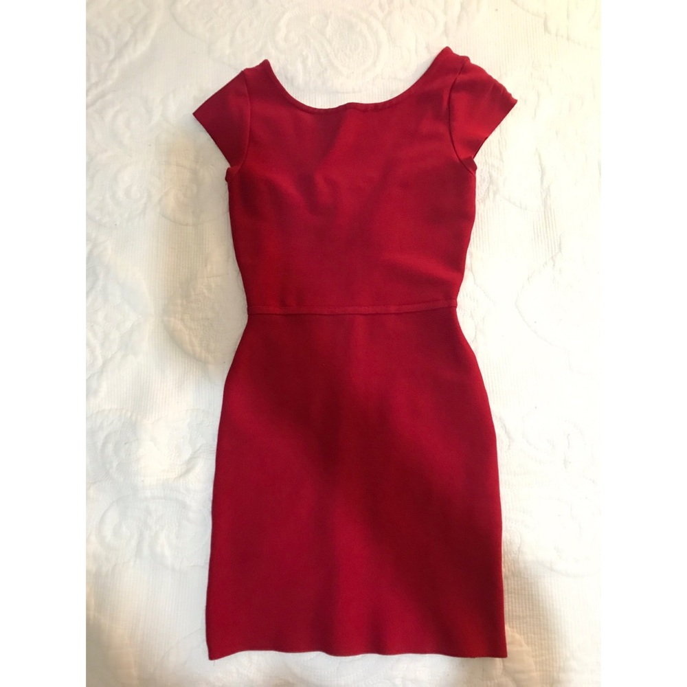 BCBG midi silhouette dress